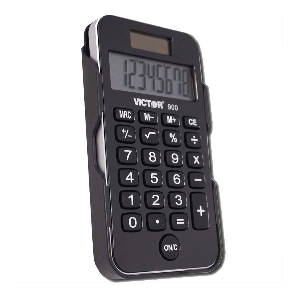VICTOR 900

MRC M- M+ CE +/- % √ ÷

7 8 9 x

4 5 6 -

1 2 3 +

0 . =

ON/C
