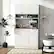 Alt View 13. Costway - 71" Tall Pantry Cabinet with Outlets USB Ports Anti-Tipping Kits Adjustable Shelves White - White.