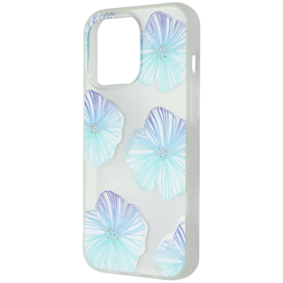 Front. Mybat Pro - MyBat Pro Mood Diamond Series Hard Case for Apple iPhone 13 Pro - Blue Sheashell - Multicolor.