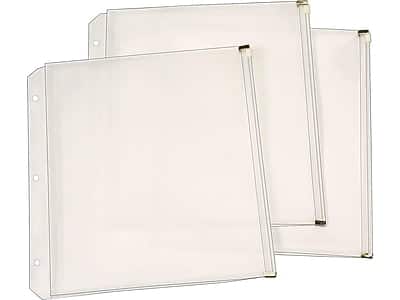Photos - File Folder / Lever Arch File Cardinal  Zipper Polypropylene/PP Binder Pockets, 3/Pack - Clear 14201 
