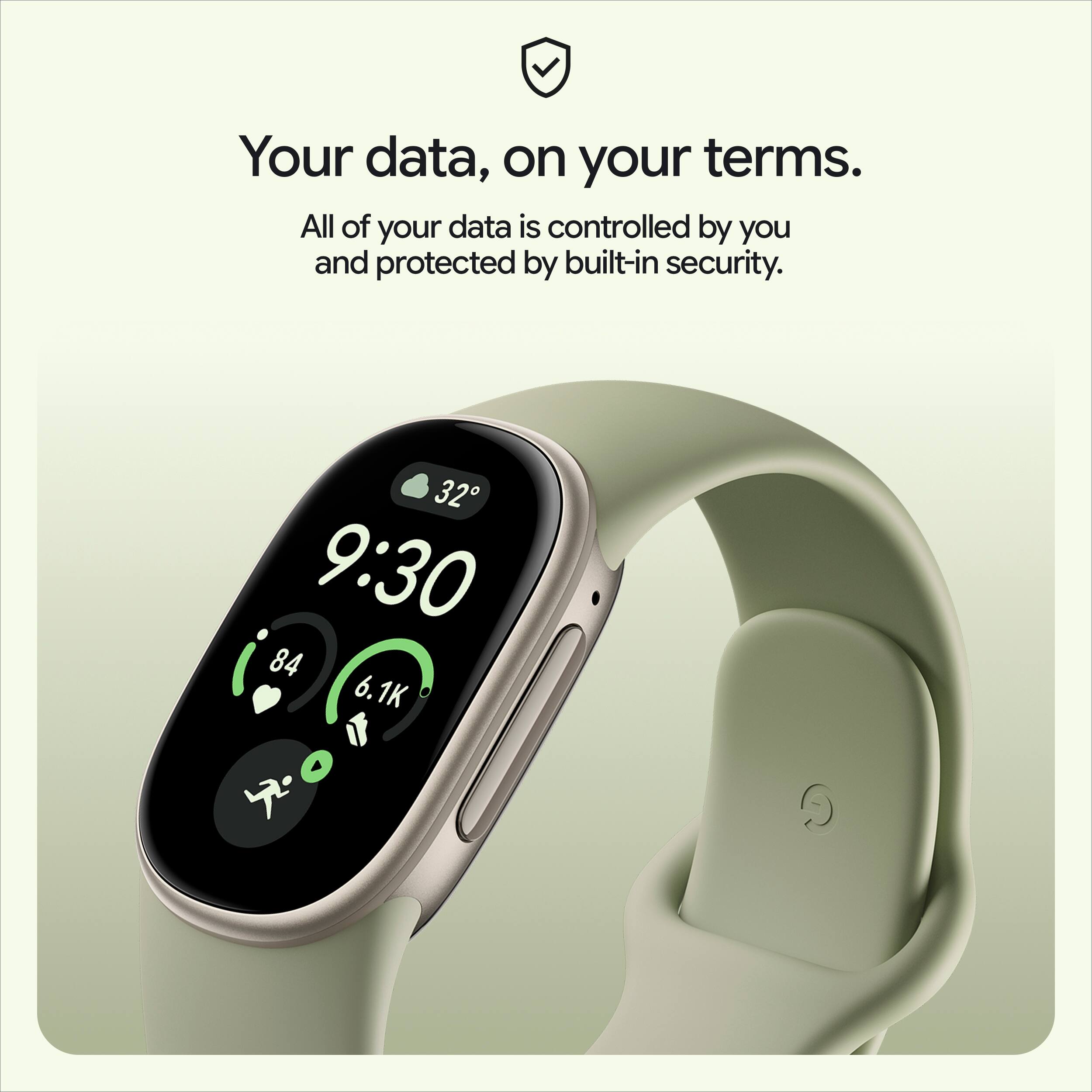 Your data, on your terms. All of your data is controlled by you and protected by built-in security.