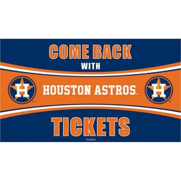 Evergreen Enterprises - Houston Astros 28" x 16" Come Back With Tickets Indoor/Outdoor Trapper Mat - Multicolor