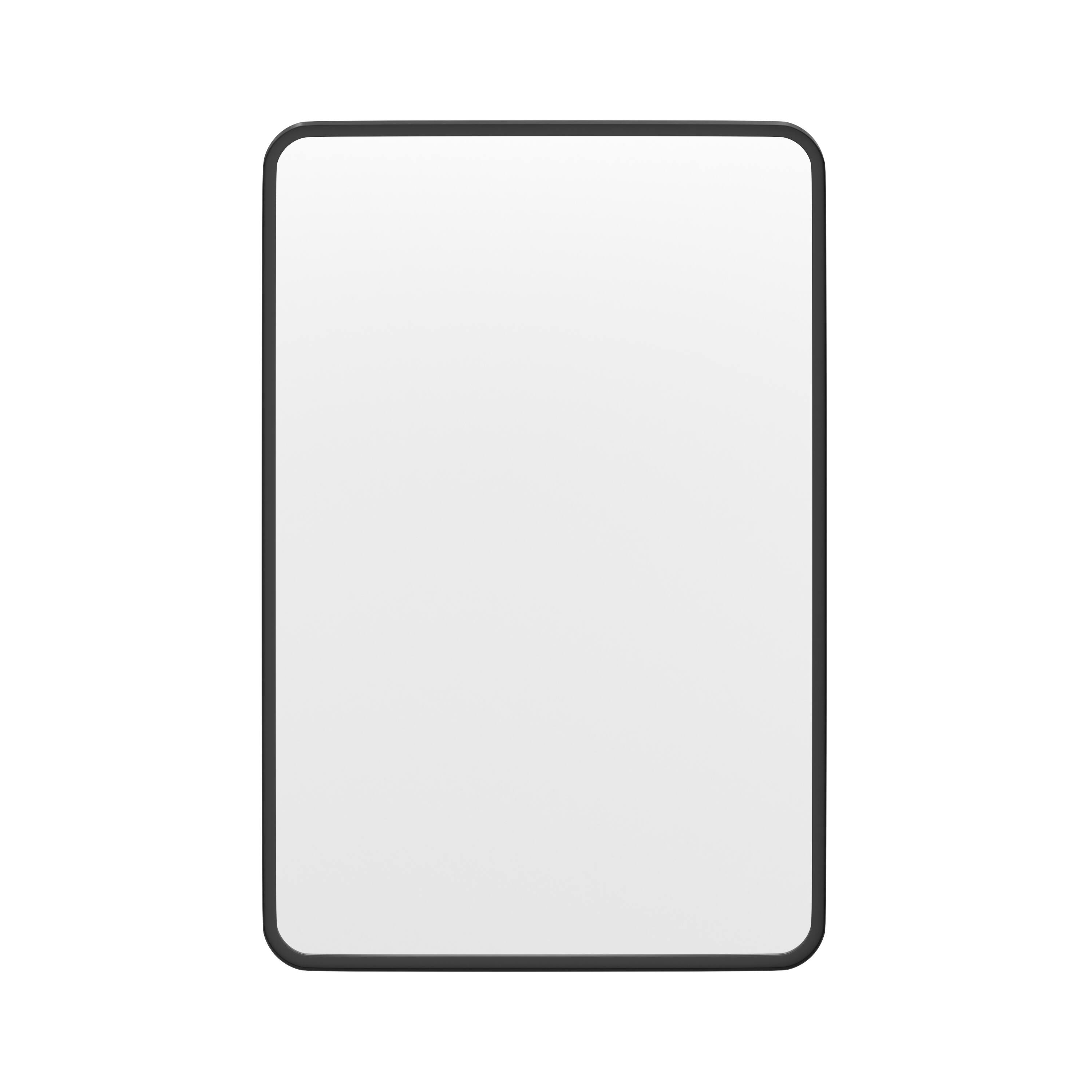Alt View 9. Emma + Oliver - Afsin Wall Mirror with Silver Backed Glass for Clarity for Entryways, Bathrooms & More - Black.