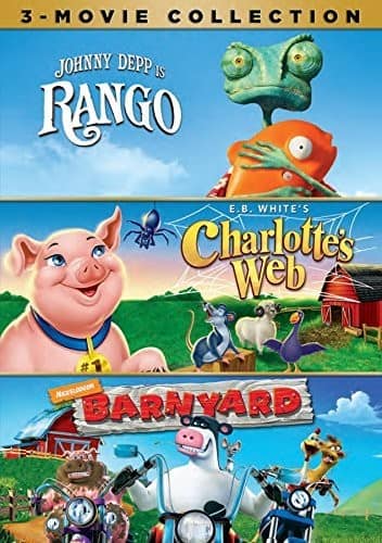 Charlotte’s Web / Barnyard / Rango  - DVD