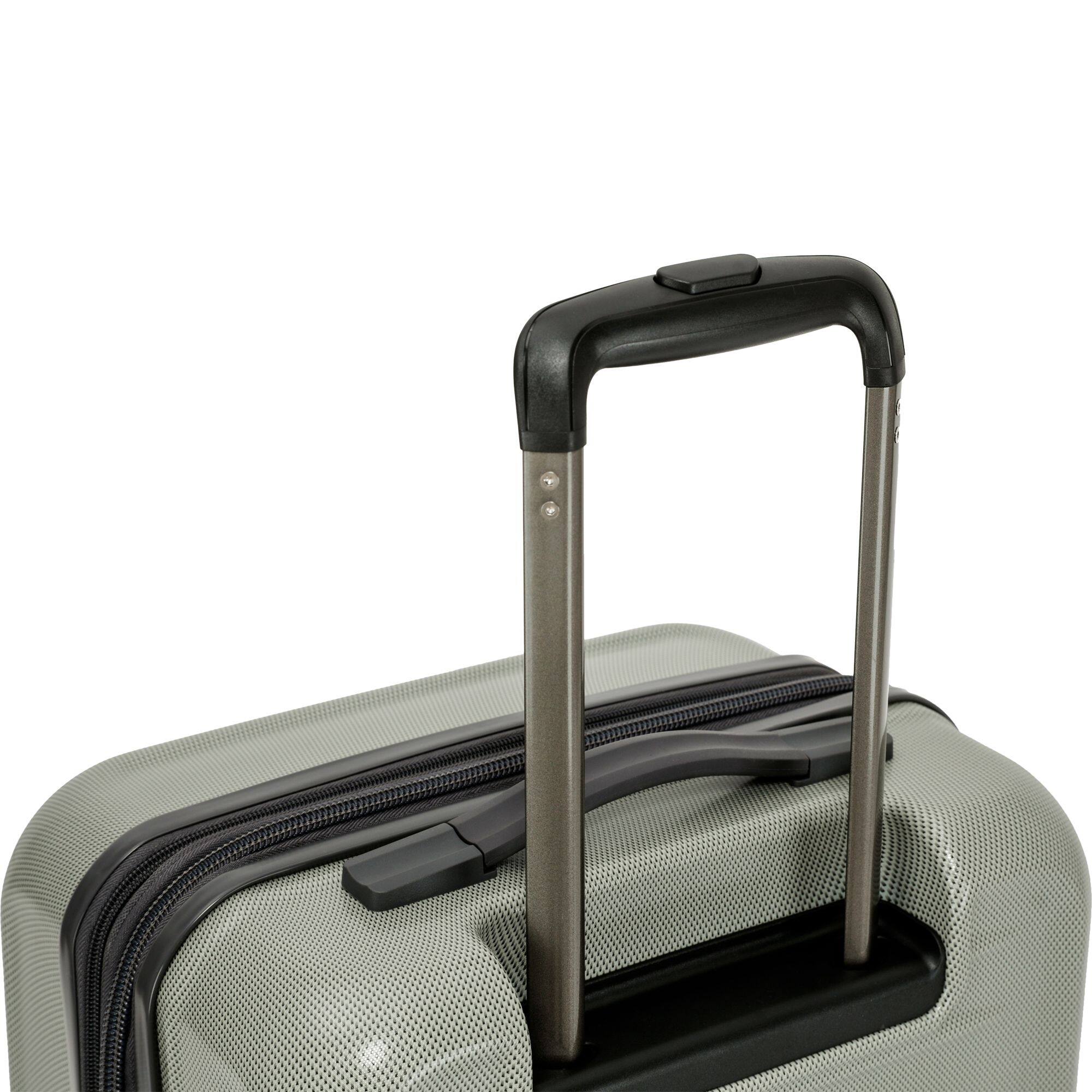 Alt View 4. Spyder - Spyder Rails 3 Piece Luggage Set with 360 Spinner Wheels, TSA Approved Lock, (20 Inch, 25 Inch, 29 Inch) - Moss Gray.