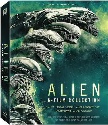 Front. Alien - Alien: 6-Film Collection - BLU-RAY.