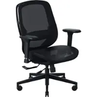 Razer - Fujin with Ultra Durable Breathable Mesh Ergonomic Gaming Chair - Black - Front_Zoom
