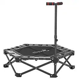 Soozier - Foldable Mini Trampoline - Black