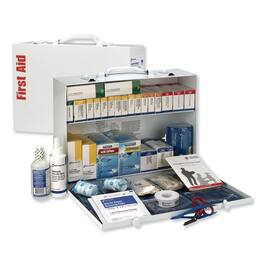 First Aid Only - ANSI 2015 Compliant Industrial First Aid Kit for Up to 75 People, 446 Pieces, Metal Case - White