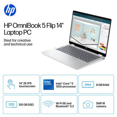 HP OmniBook 5 Flip 2 in 1 14 HP OmniBook 5 Flip 2 in 1 14