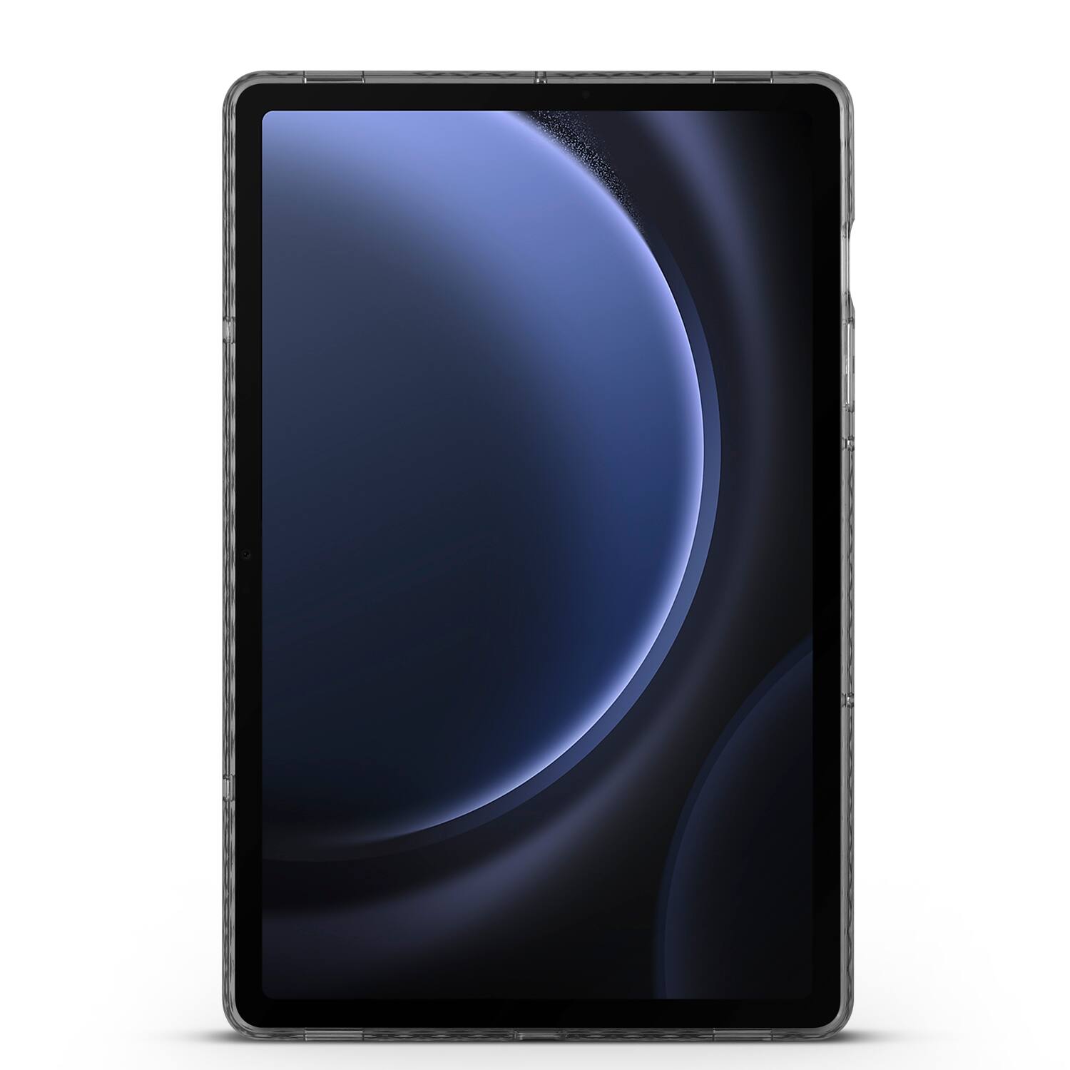 Alt View 3. Dteck - Slim Faux Leather Case for Samsung Galaxy Tab S10 FE / S10 / S9 / S9 FE,Soft Silicone Bumper Shell with Foldable Stand - Black.