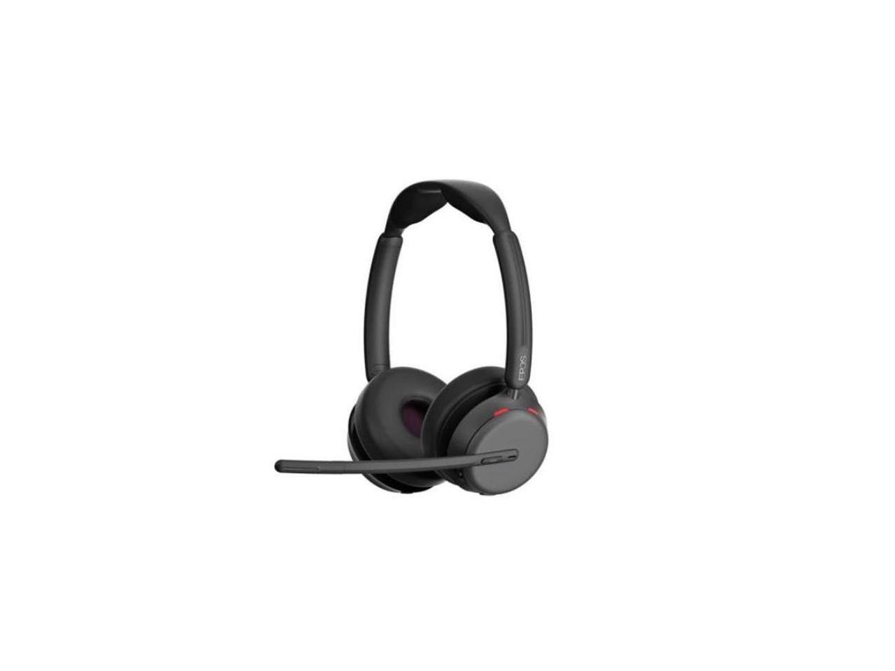 Alt View 5. EPOS - EPOS IMPACT 1060T Headset - Stereo - Wireless - Bluetooth - On-ear - Binaural - Circumaural - Noise Canceling - Black.