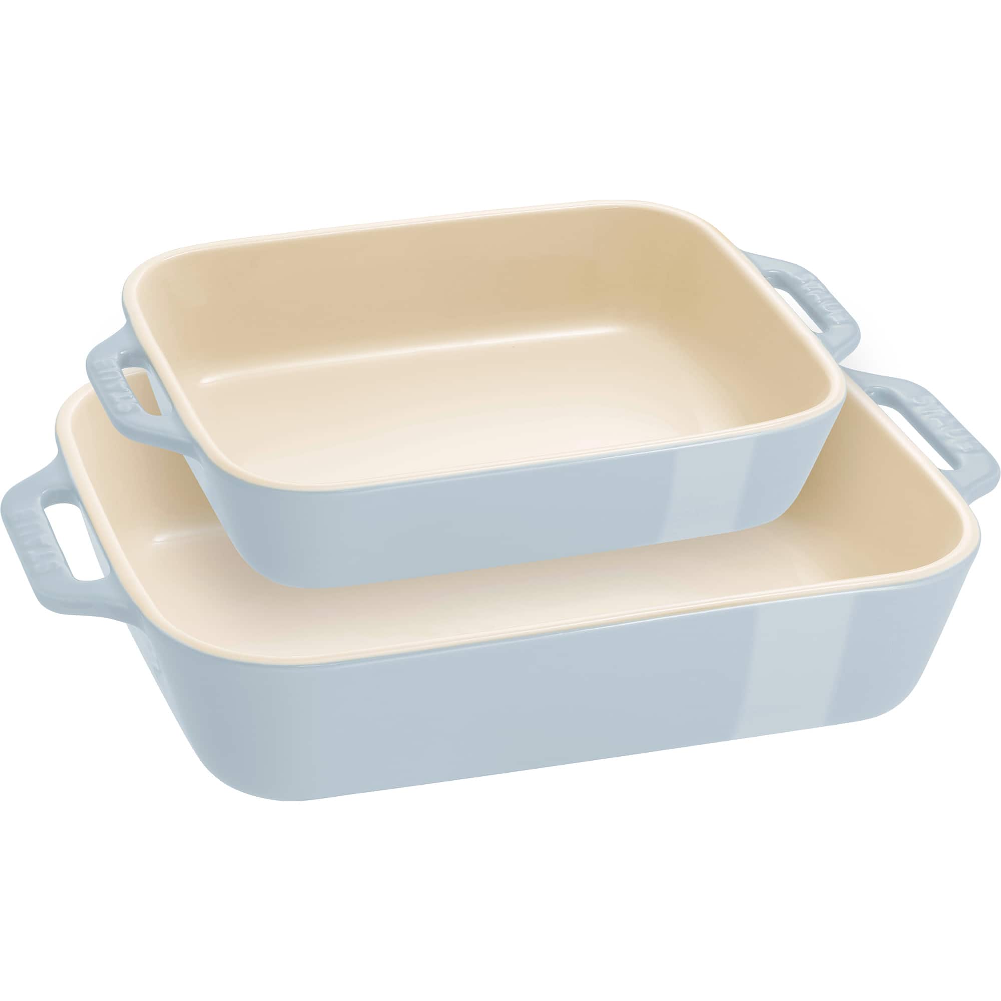 Staub - Ceramic 2-pc Rectangular Baking Dish Set - Macaron Pastel - Blue price history on PriceWatchPro
