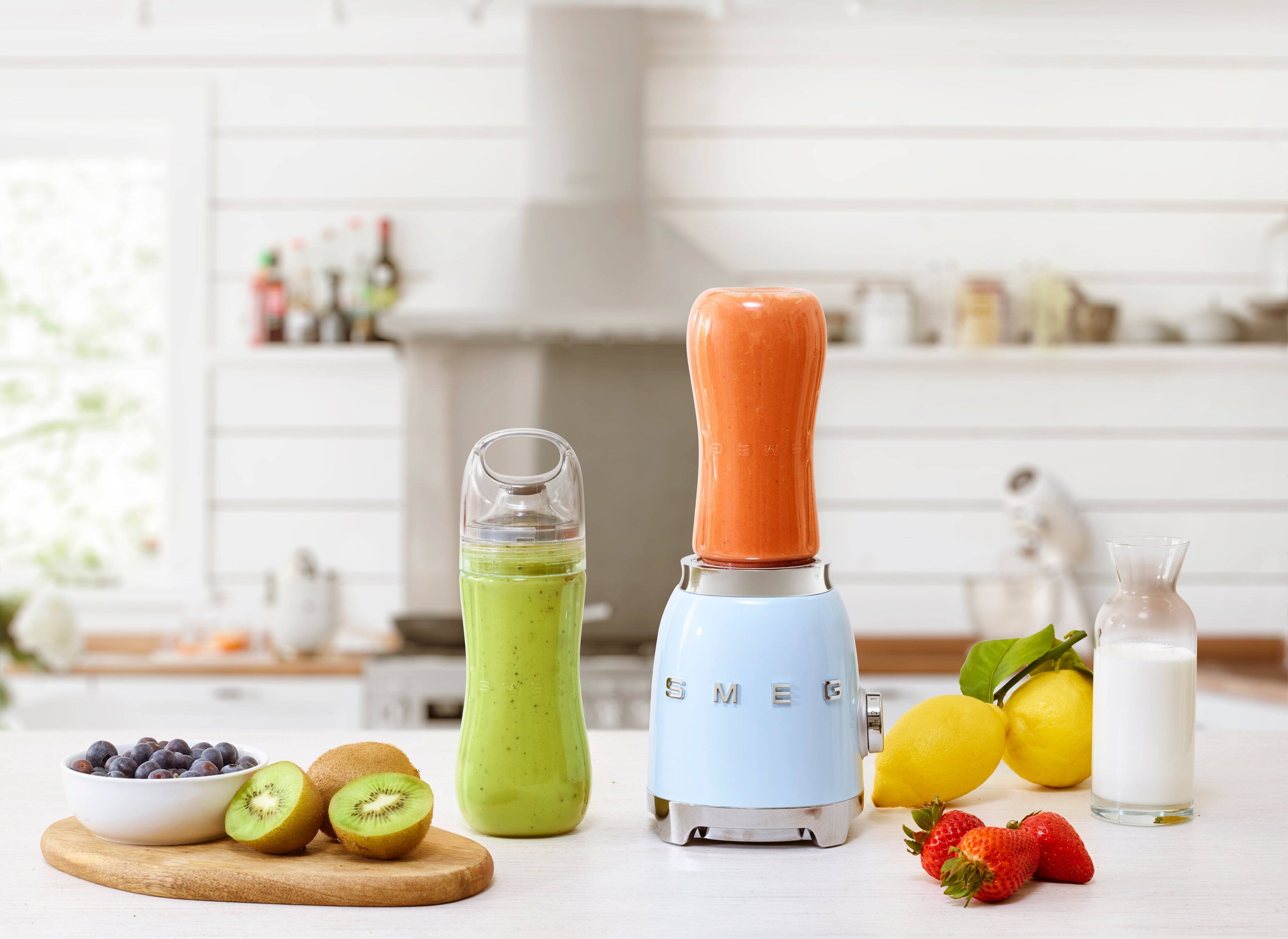 Accessories. SMEG - SMEG PBF01 Personal 2-Speed Single-Serve Blender, 20 oz - Pastel Blue.