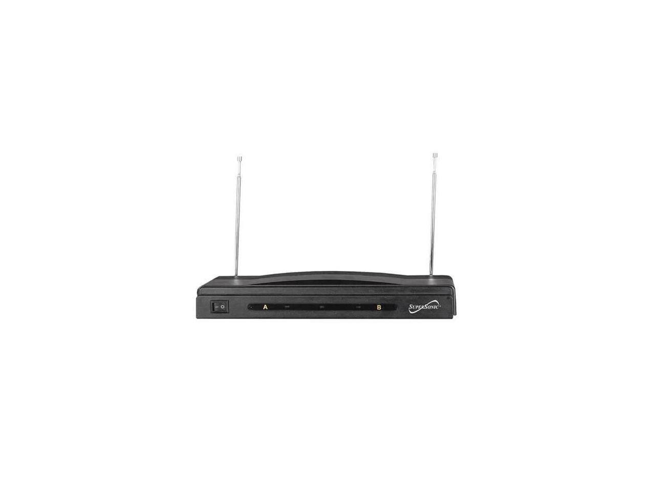 Alt View 9. Supersonic - Supersonic SC-900 Professional Wireless Dual Microphone System - Black.