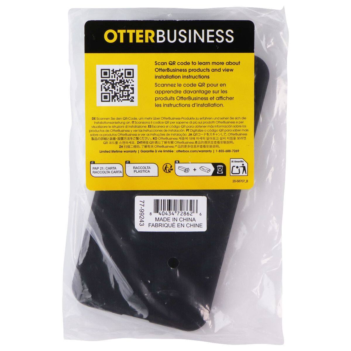 OTTERBUSINESS  
Scan QR code to learn more about OtterBusiness products and view installation instructions  
Scannez le code QR pour en apprendre davantage sur les produits OtterBusiness et afficher les instructions d'installation.  
DE Scannen Sie den QR-Code um mehr über OtterBusiness-Produkte und sehen Sie die Installationanleitung an.  
Scansiona il codice QR Cer sapere di più sui prodotti OtterBusiness e visualizzare le istruzioni d'installazione.  
Escanee el código QR para obtener más información sobre los productos de OtterBusiness y ver las instrucciones de instalación.  
PT Digitalize o código QR para saber mais sobre os produtos OtterBusiness e ver as instruções de instalação.  

Limited lifetime warranty  
Garantie à vie limitée  
GARANTIE A VIE LIMITÉE  
GARANTIE A VIE LIMITÉE  
GARANTIE A VIE LIMITÉE  
GARANTIE A VIE LIMITÉE  

offerbox.com/warranty | 1-855-588-7259  

PAP 21: CARTA  
RACCOLTA CART