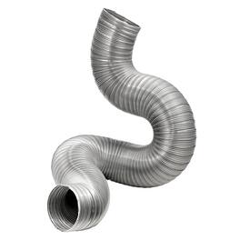 Lambro - 8-Ft Flexible Aluminum Semi-Rigid Double-Lock Air Duct 8" Diameter