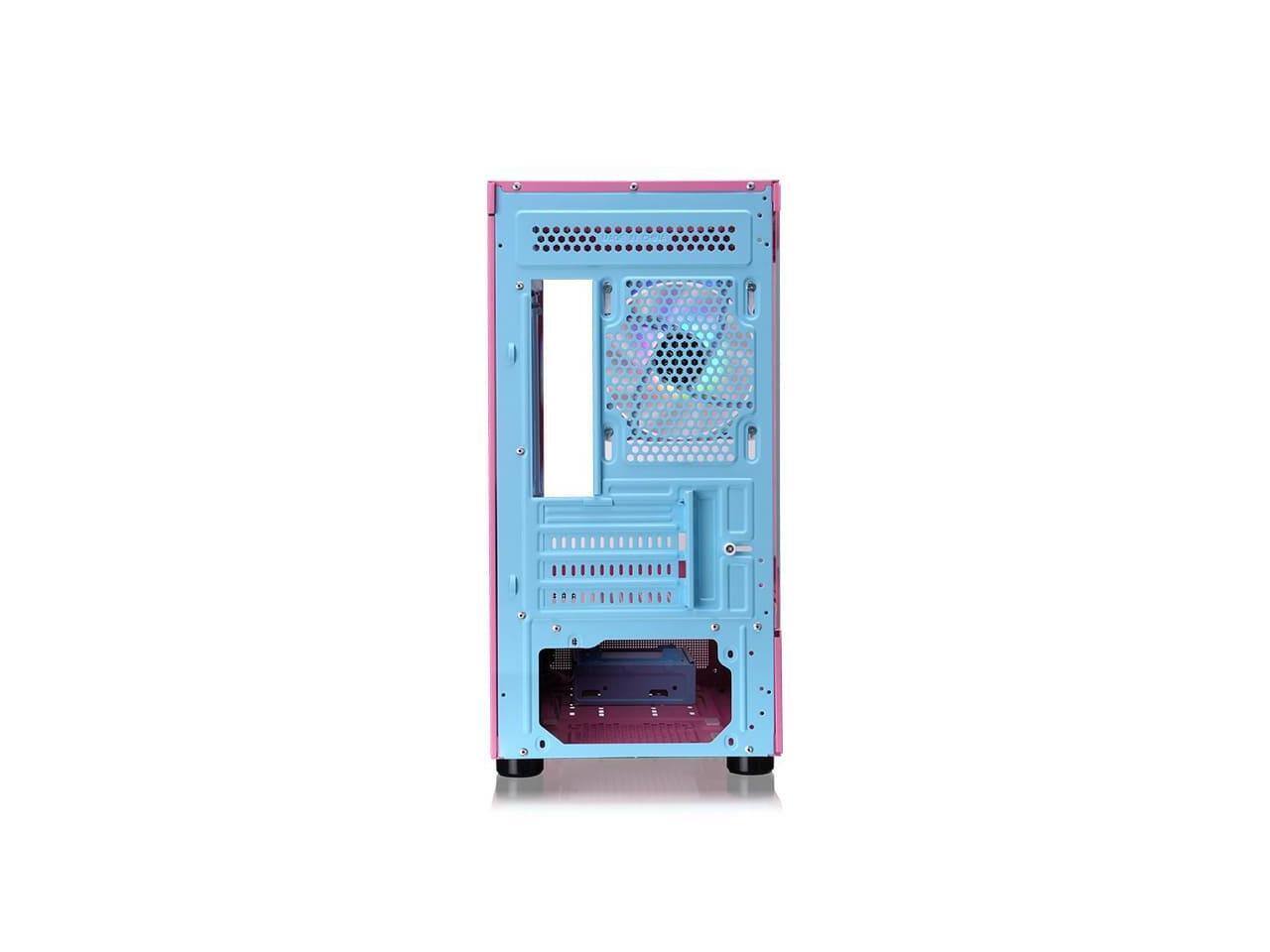 Alt View 5. Thermaltake - Thermaltake View 170 TG ARGB m-ATX Case, 3x120mm ARGB Fans, 280mm Rad, 340mm GPU, 160mm Cooler, Bubble Pink - Bubble Pink.