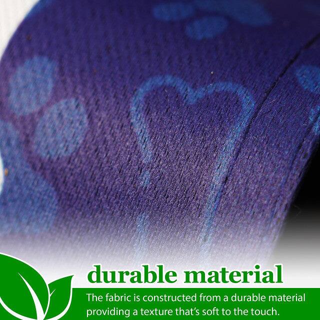 The fabric is constructed from a durable material providing a texture that's soft to the touch.