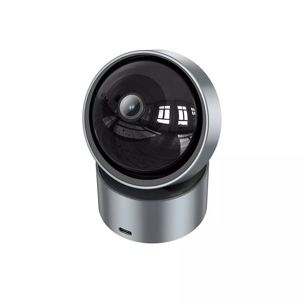 Angle. hoco. - Hoco. D5 Indoor HD Security Camera – Auto Motion Tracking, Privacy Masking ,  2-Way Audio, Night Vision, App Control - Silver.