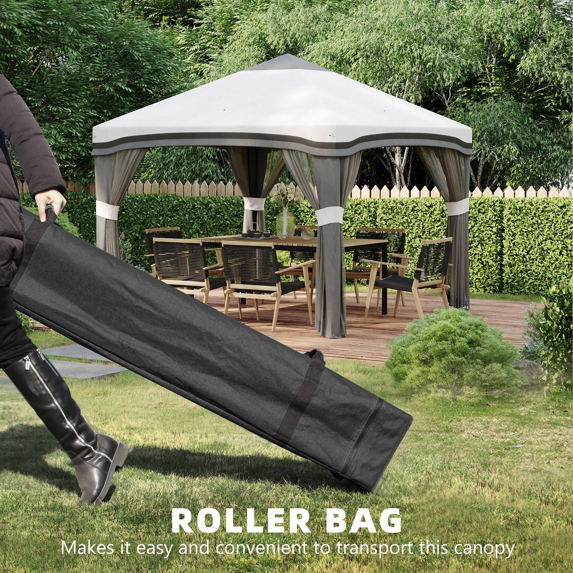 ROLLER BAG
Makes it easy and convenient to transport this canopy