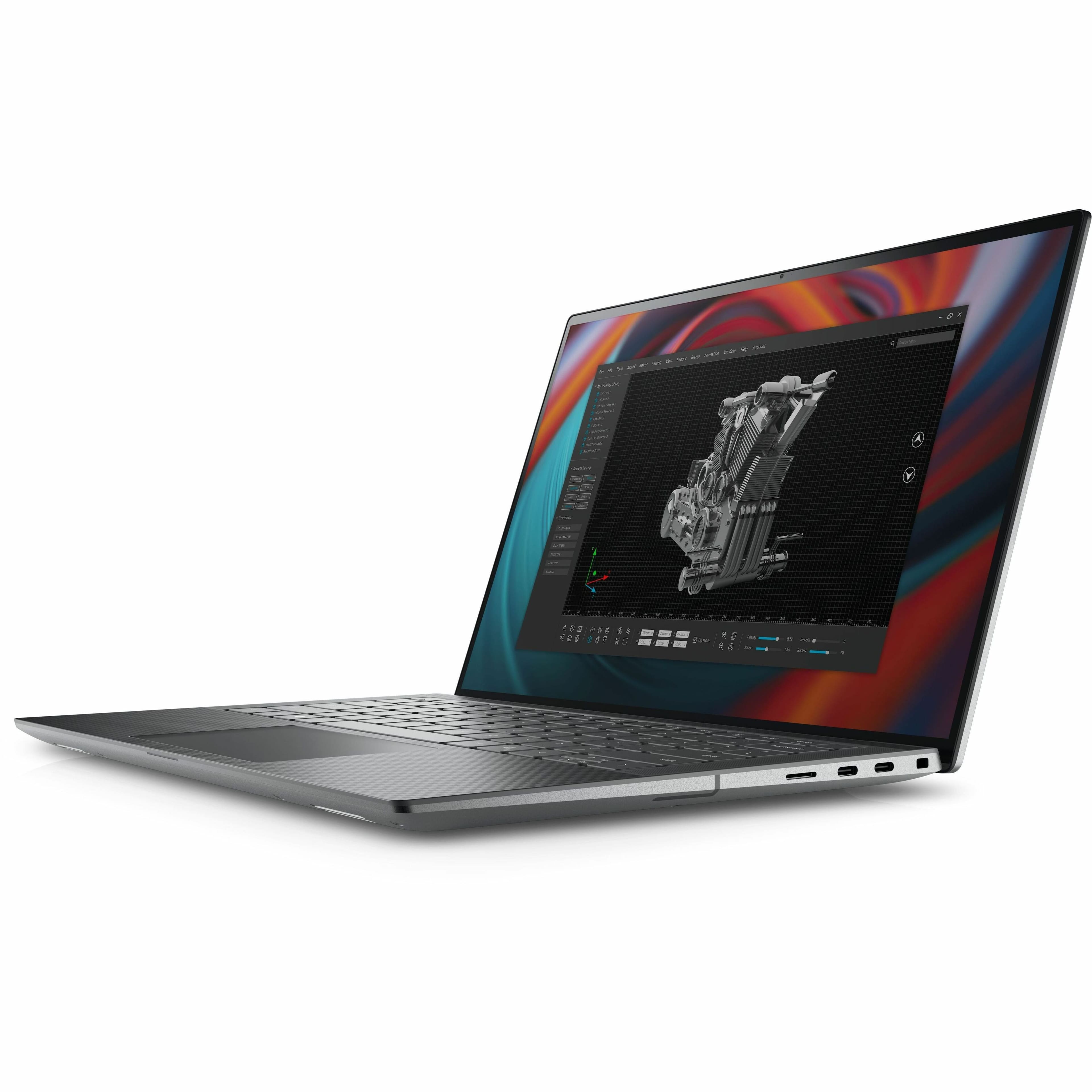 Alt View 17. Dell - Precision 5000 14" Laptop - Intel Core Ultra 9 with 32GB Memory - 1 TB SSD - Aluminum Titan Gray.