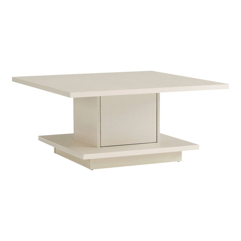 Front. Furniture of America - Aura Storage Wood Coffee Table - White.