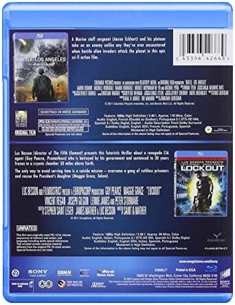 Alt View 1. Battle: Los Angeles / Lockout (Double Feature)   - BLU-RAY.