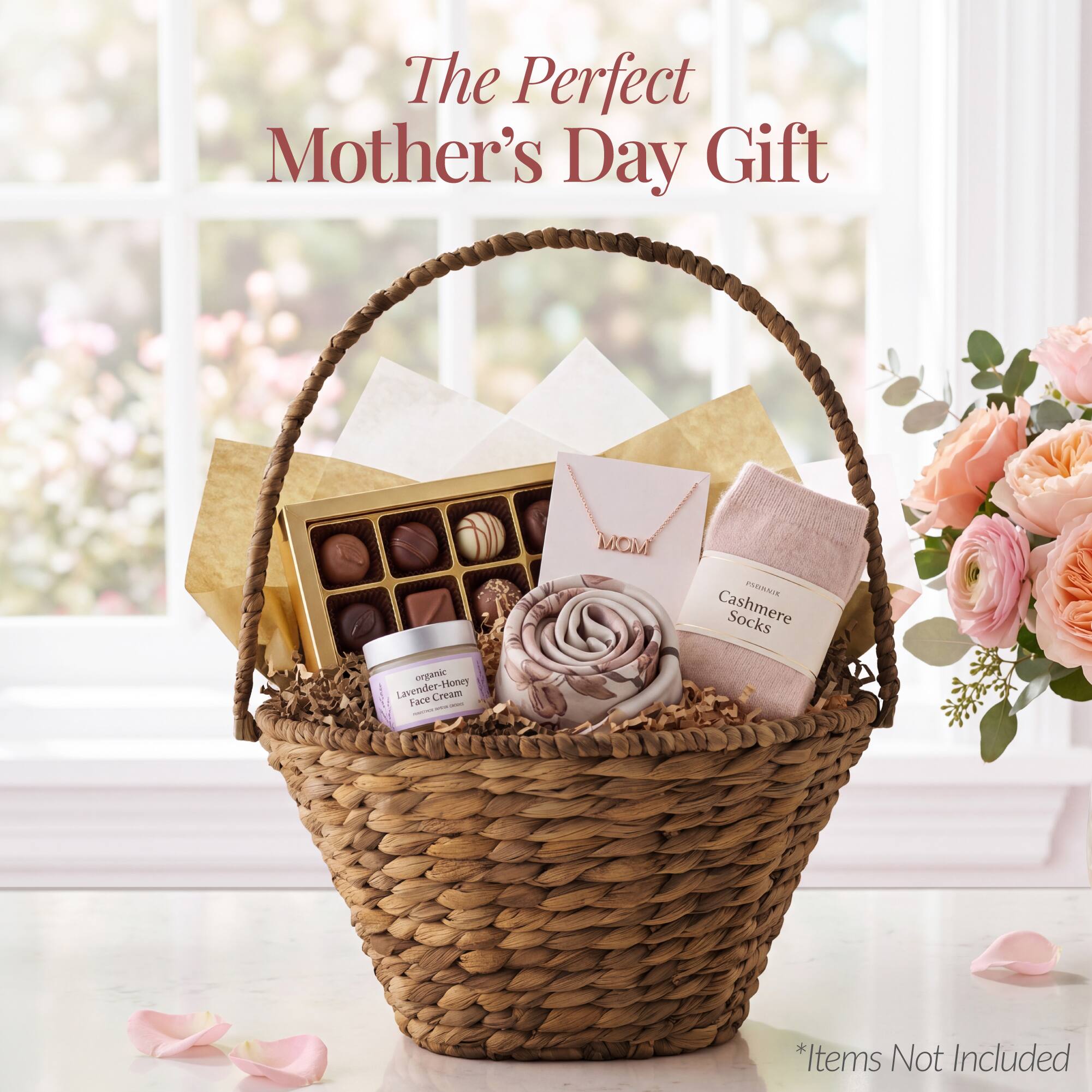 The Perfect Mother's Day Gift

COONA Cashmere Socks

Organic Lavender-Honey Face Cream

*Mom

*Items Not Included