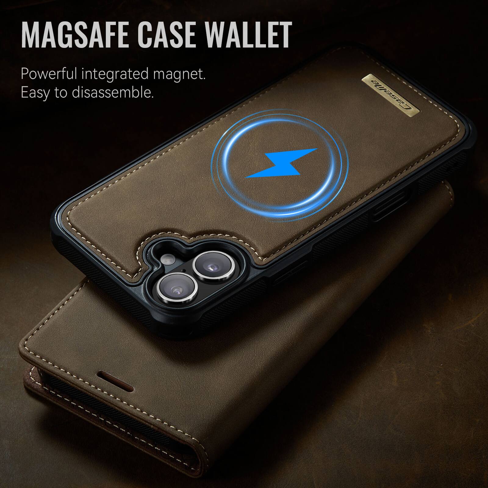 MAGSAFE CASE WALLET

Powerful integrated magnet.  
Easy to disassemble.