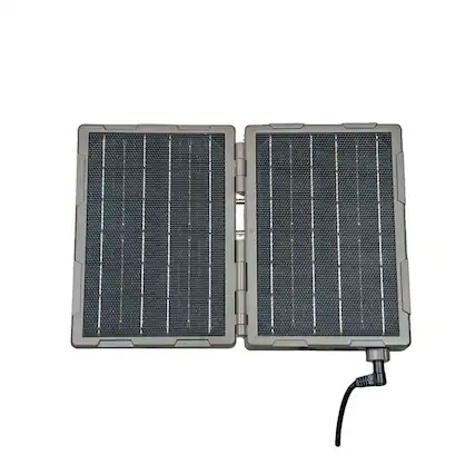 Front. Tactacam - External Solar Panel 12V Folding w/battery.