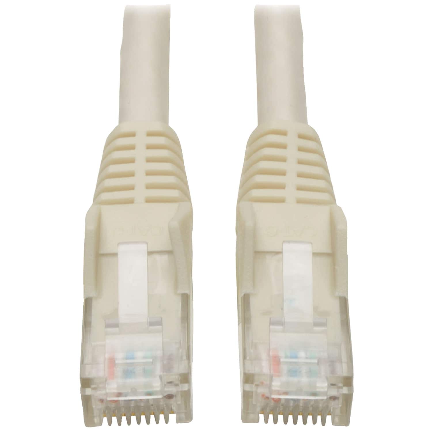 Tripp Lite - CAT-6 Gigabit Snagless Molded Solid UTP Ethernet Cable 50 Ft - White