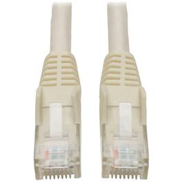 Tripp Lite - CAT-6 Gigabit Snagless Molded Solid UTP Ethernet Cable 50 Ft - White
