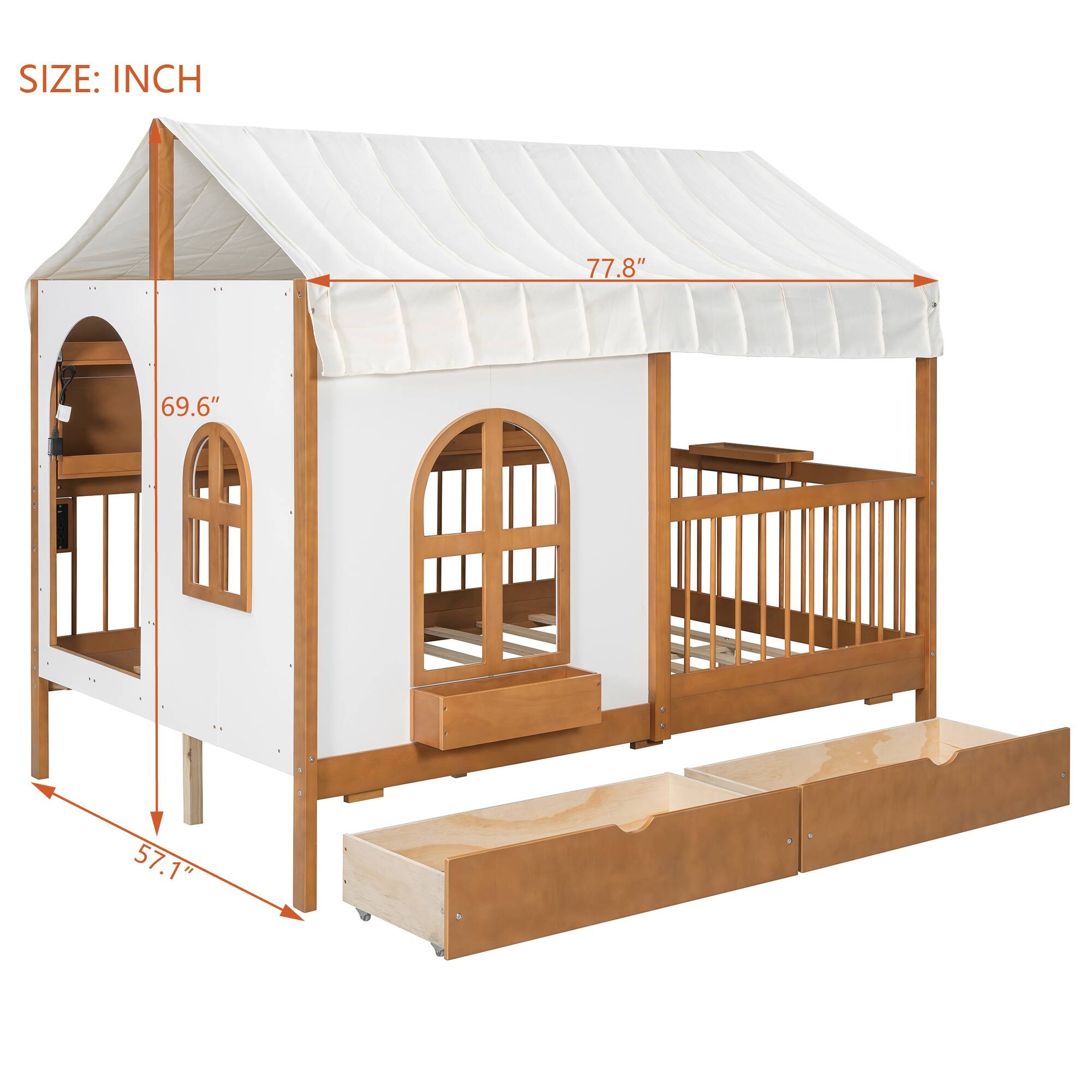 SIZE: INCH  
77.8" 69.6" 57.1"