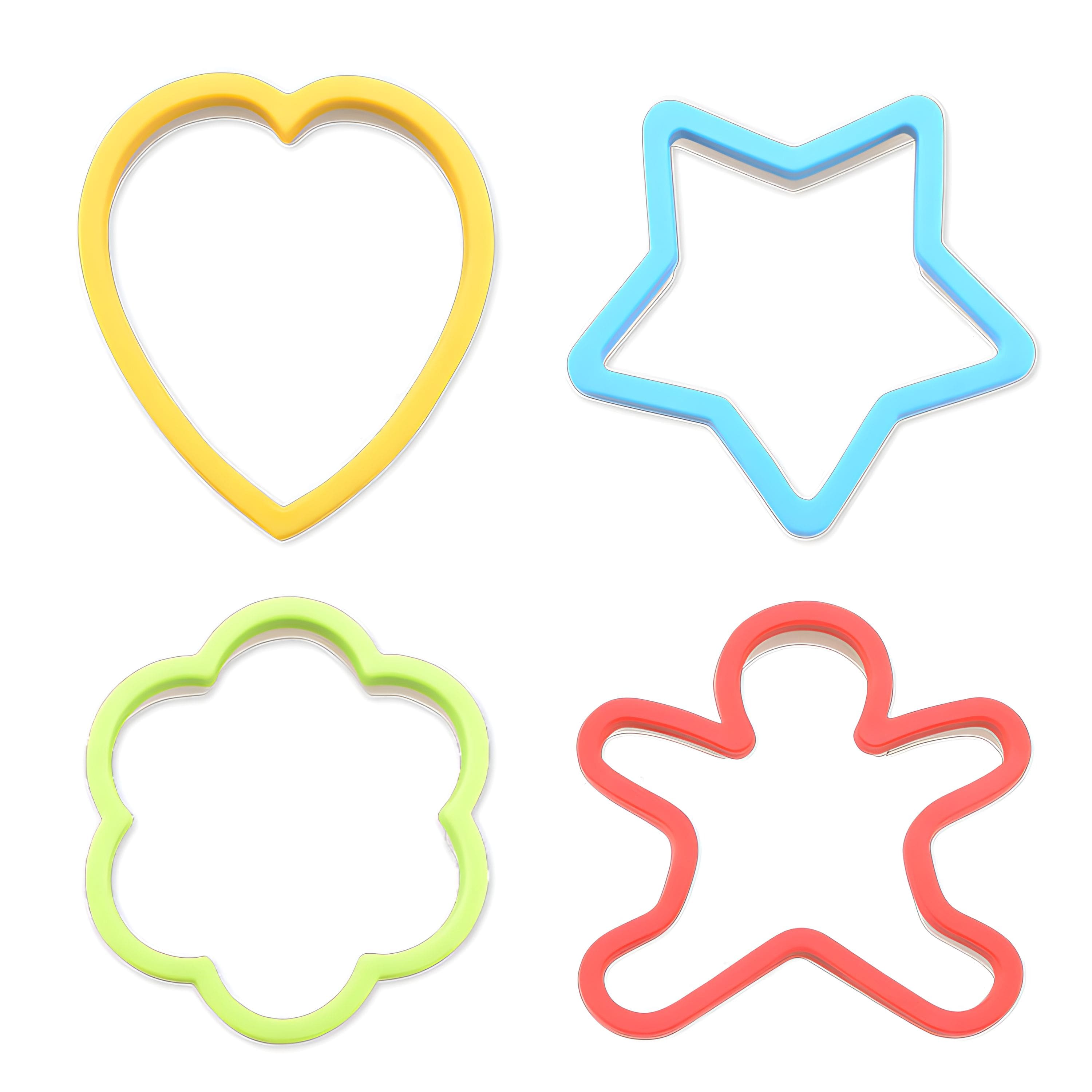 Kitcheniva - 4-Piece Stainless Steel Cookie Cutter with Silicone Grip price history on PriceWatchPro
