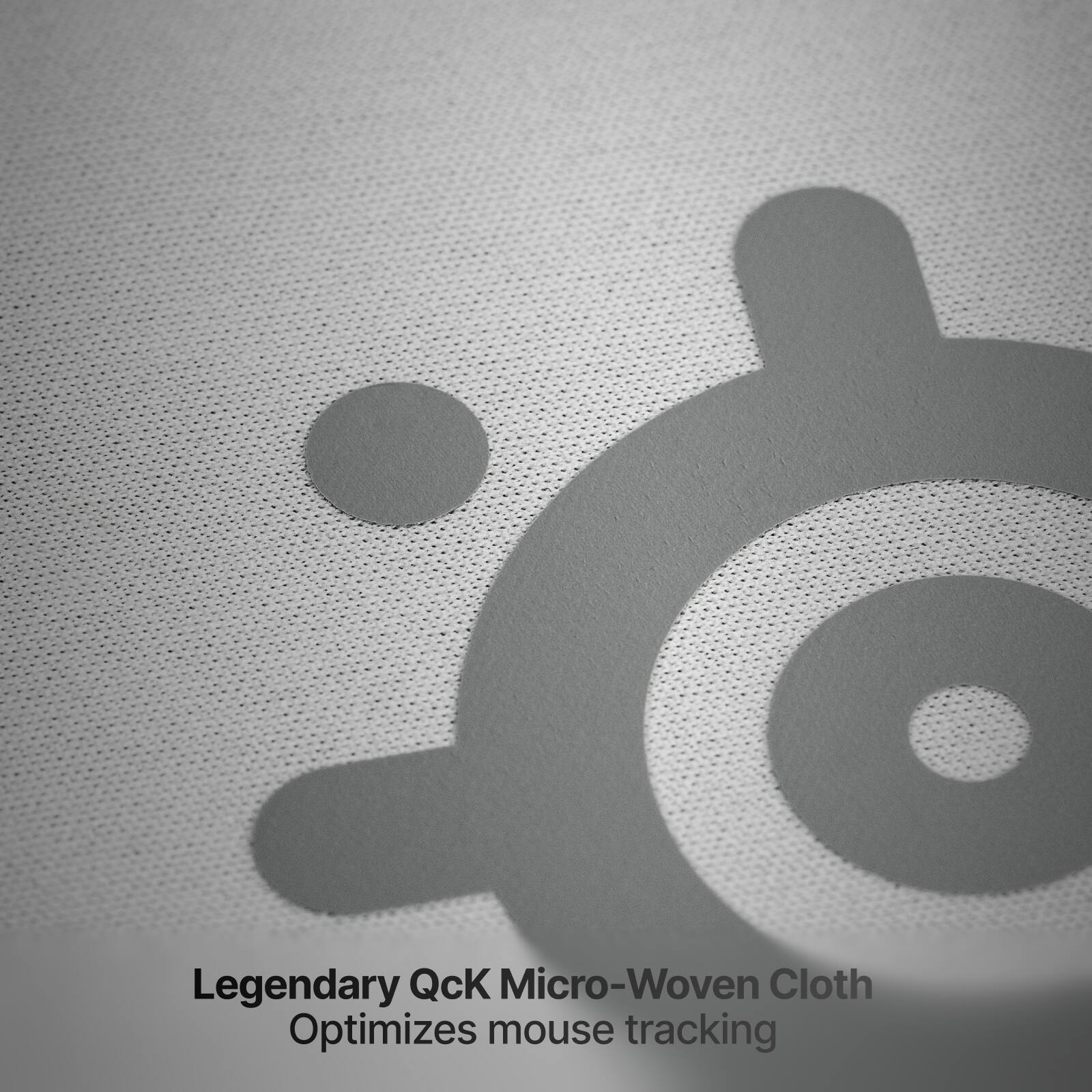Legendary QcK Micro-Woven Cloth Optimizes mouse tracking