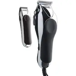 Wahl - Deluxe Chrome Pro Haircutting Kit - Complete Clipper and Trimmer Set - 79402-MI