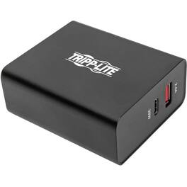 Eaton Tripp Lite Series Dual-Port USB Wall Charger with PD Charging - USB-C (39W) & USB-A (5V 2.4A/12W) - 51 W Output - Black