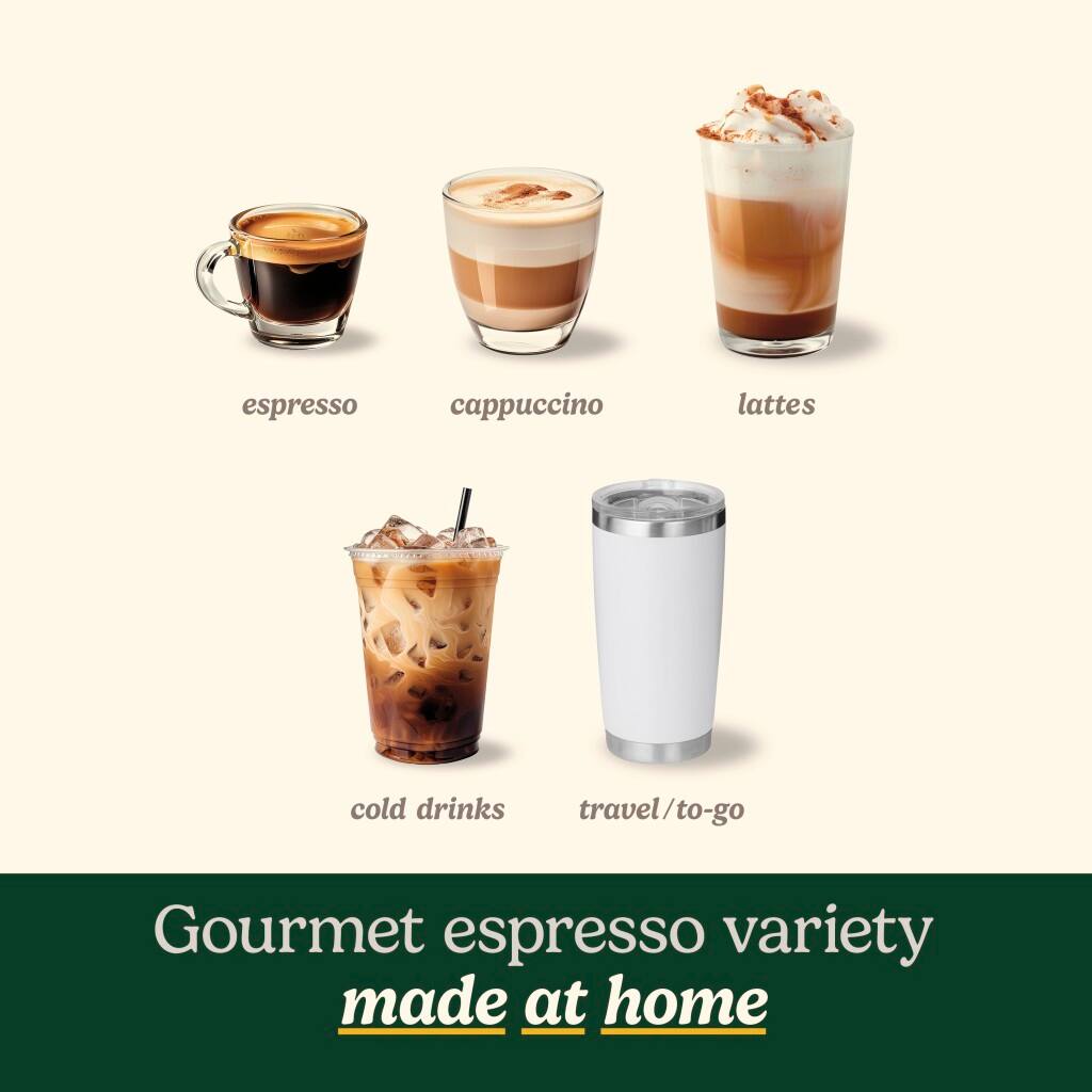 Gourmet espresso variety made at home.