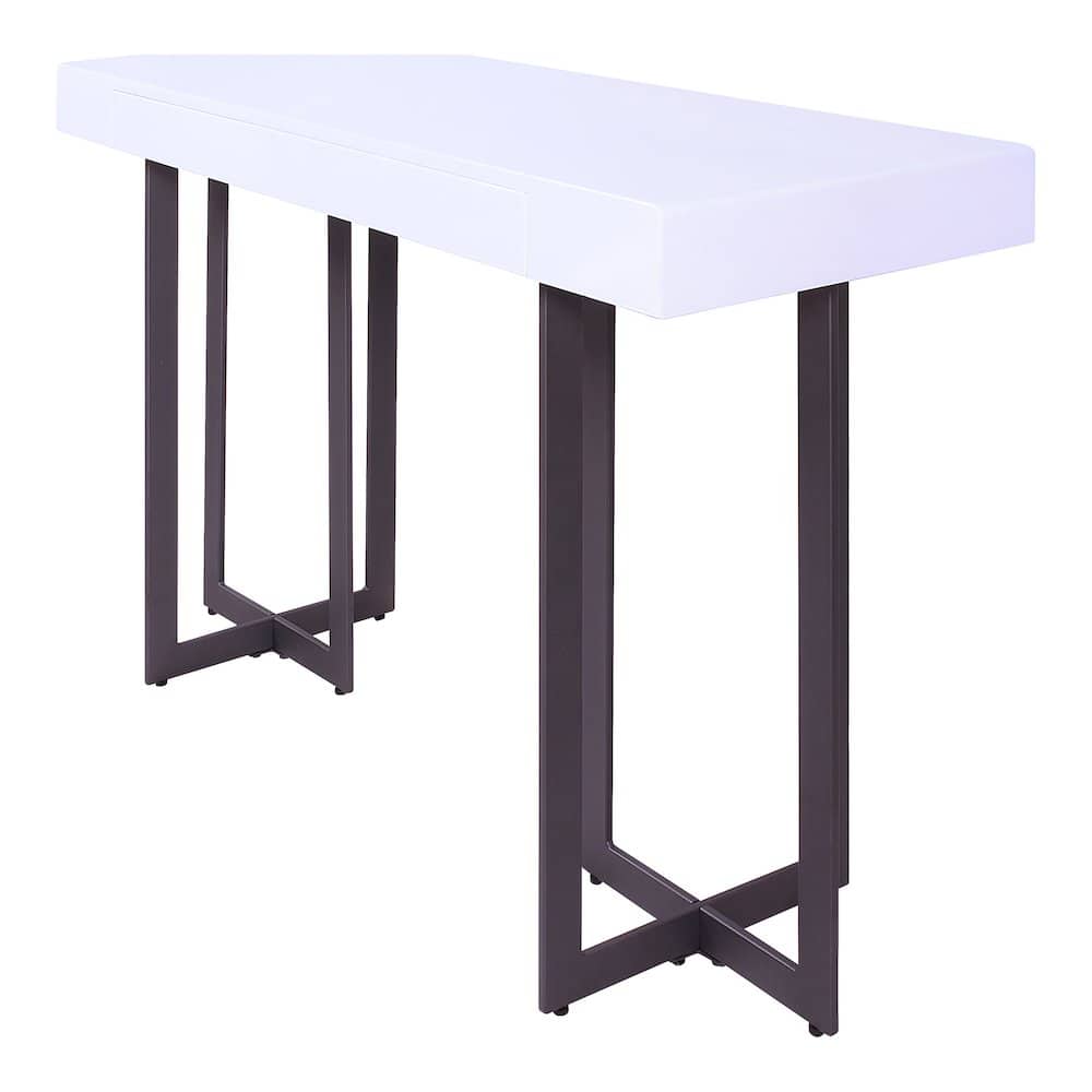 Furniture of America - Vasket Contemporary Metal 1-Drawer Sofa Table - White price history on PriceWatchPro