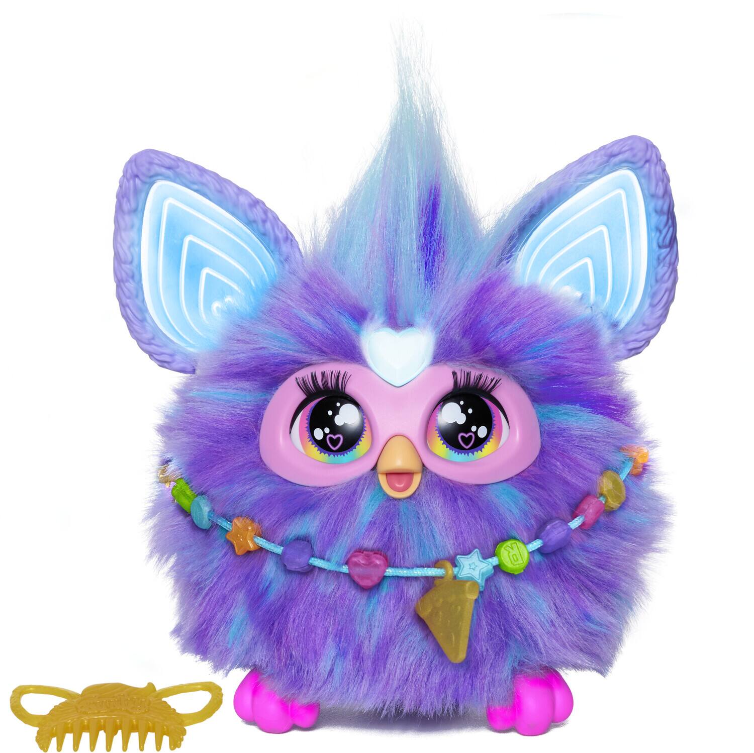 Alt View 1. Hasbro - Hasbro Collectibles - Furby Purple Interactive Toy   - Collectibles - Multicolor.