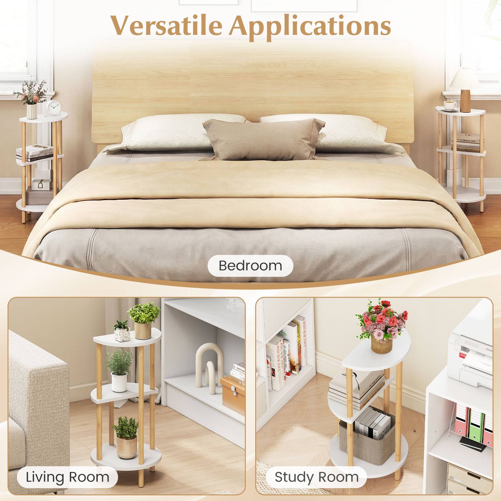Versatile Applications

Bedroom

Living Room

Study Room