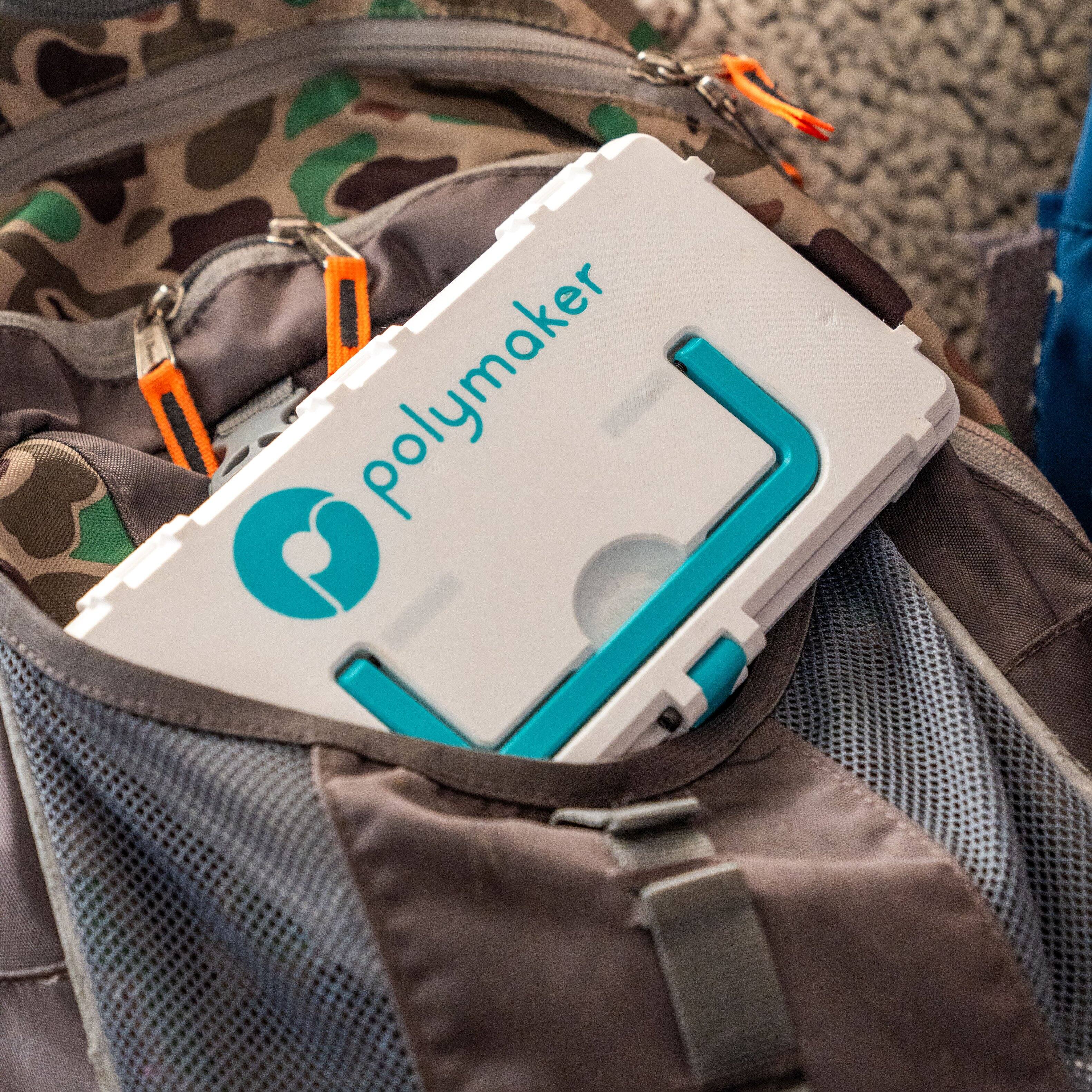 Back. Polymaker - PETG Filament - White.