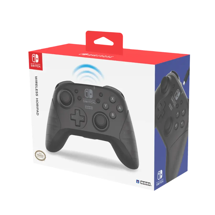 NSW-077・174・175 Hori Wireless HORIPAD for Nintendo Switch Black NSW-077U