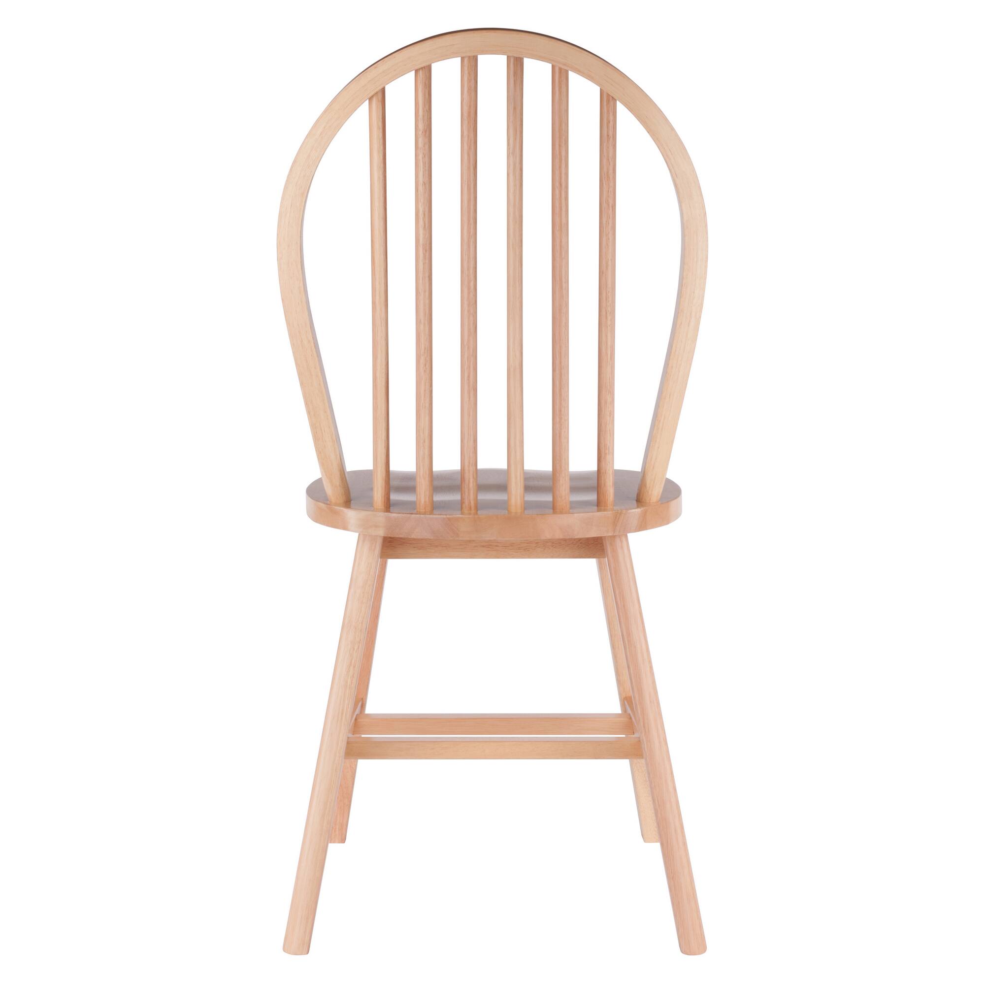 Alt View 4. Winsome Wood - Windsor 2-Pc Chair Set - Natural.