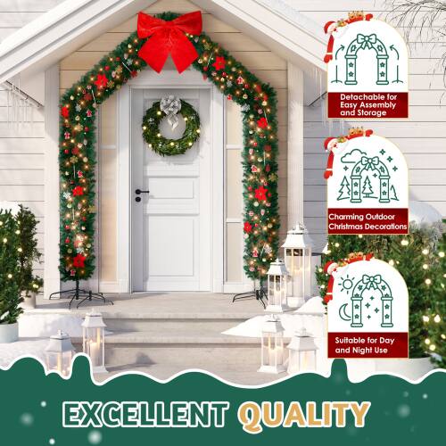 - Detachable for Easy Assembly and Storage
- Charming Outdoor Christmas Decorations
- Suitable for Day and Night Use
- EXCELLENT QUALITY