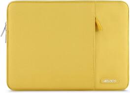 mosiso - Laptop Case 13-13.3 inch Laptop Sleeve Fit with MacBook Air/Pro 13/Pro 14 HP Dell ASUS Lenovo Sleeve Bag with Pocket - Yellow