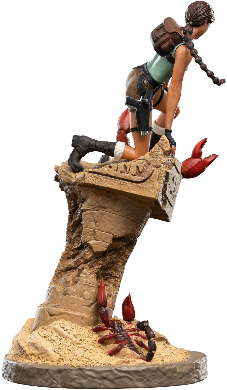 Alt View 3. Weta Workshop - WETA Workshop Polystone - Tomb Raider - Lara Croft: The Ruins of Revelation Minature Statue   - COLLECTIBLES - Multicolor.