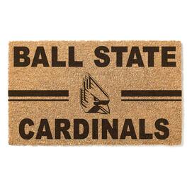 Jardine - Ball State Cardinals 18" x 30" Team Logo Doormat - Brown