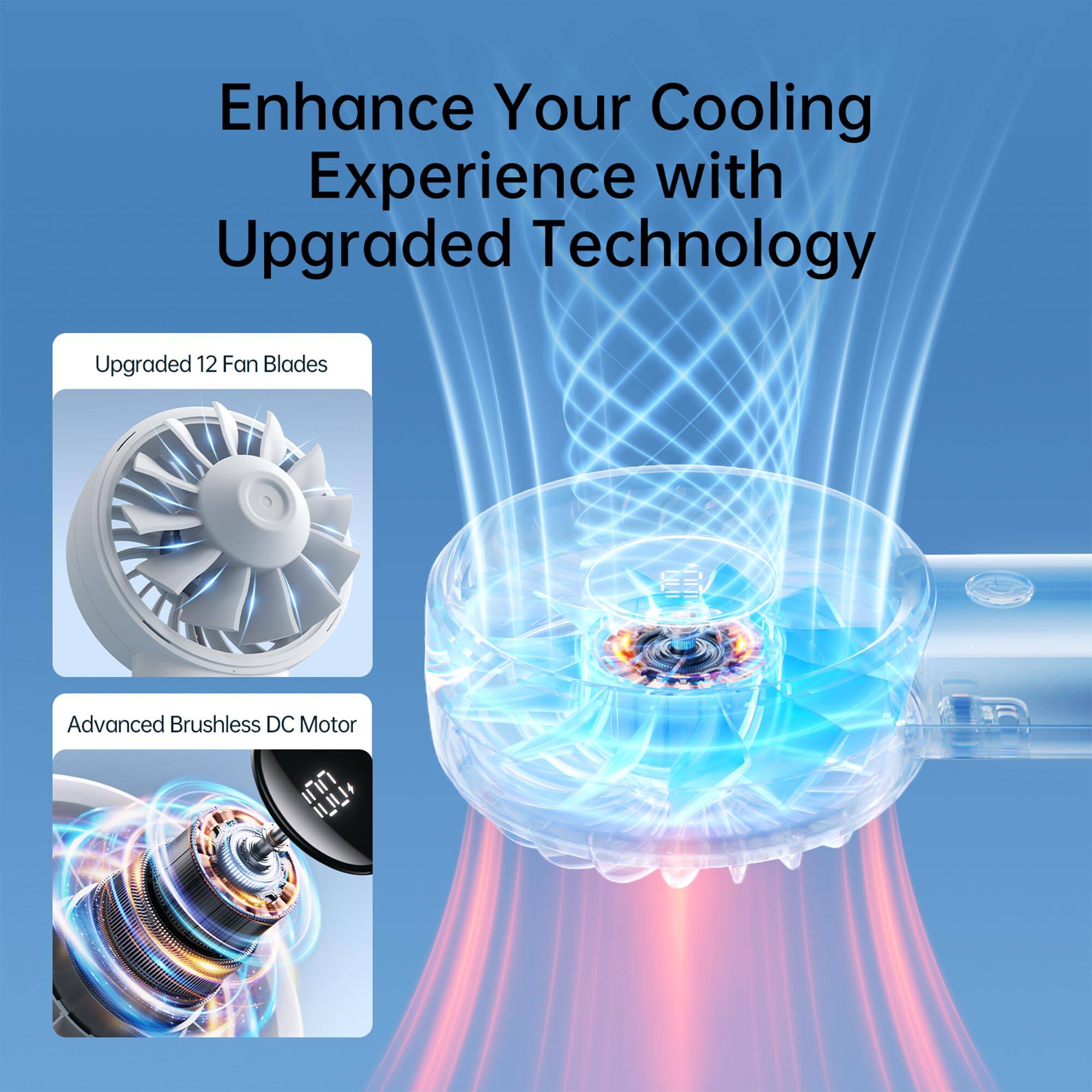 Enhance Your Cooling Experience with Upgraded Technology

Upgraded 12 Fan Blades

Advanced Brushless DC Motor